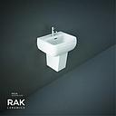 RAK Ceramic Metropolitain Wash Basin 42CM MP0701AWHA + MP0103AWHA