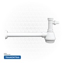 Tramontina single polypropylene 11/2 '' Bottle trap for sinks 94525/000