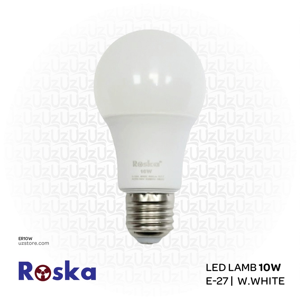 ROSKA 10W E-27 LED Lamb W.White