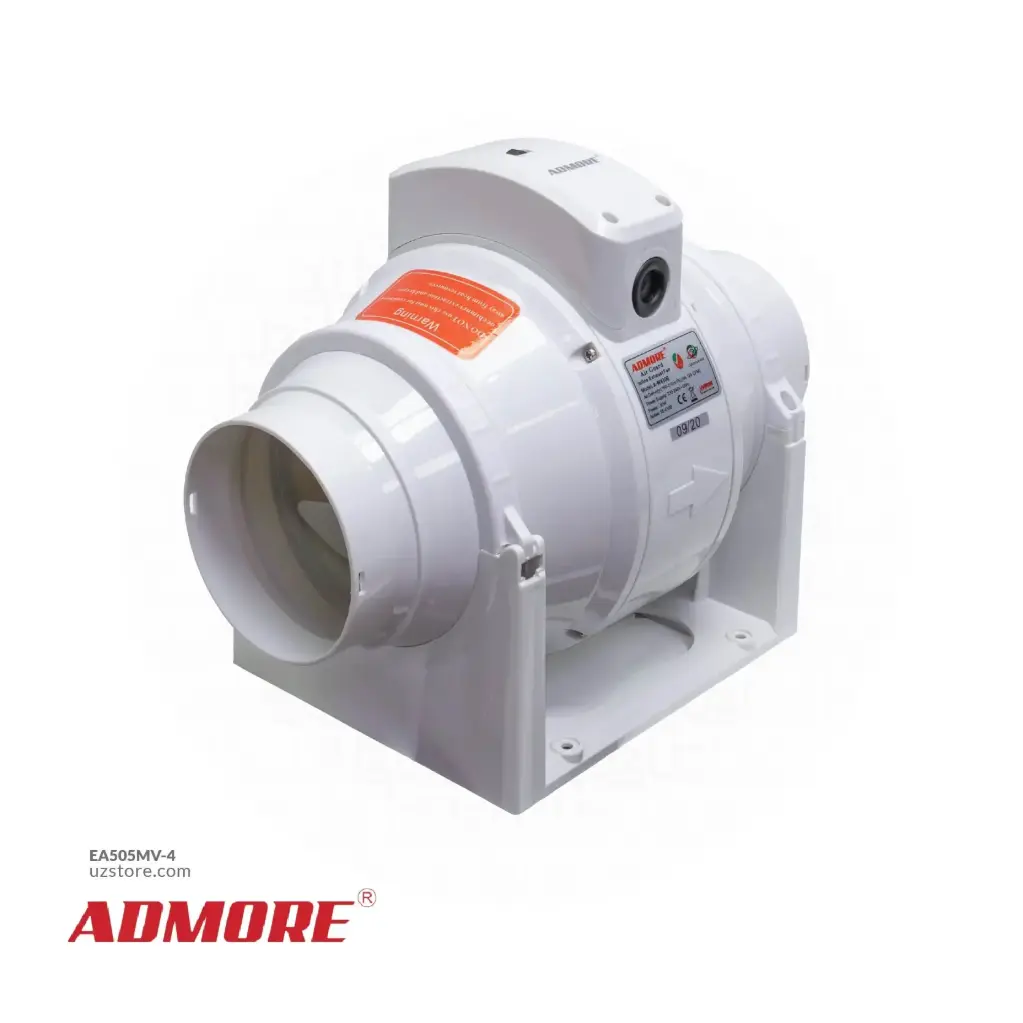 ADMORE 4" 30W Mixflow Inline Fan- AMV100