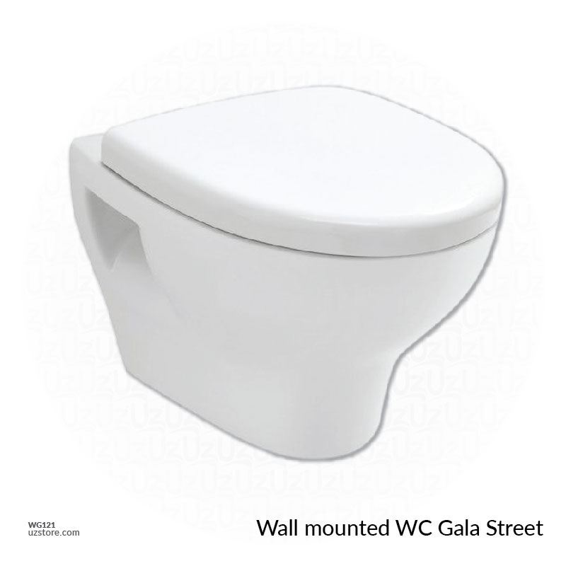 Wall mounted WC Gala Street 31172 +Street Wc-Seat With SS Hinges GA 31172+51272 