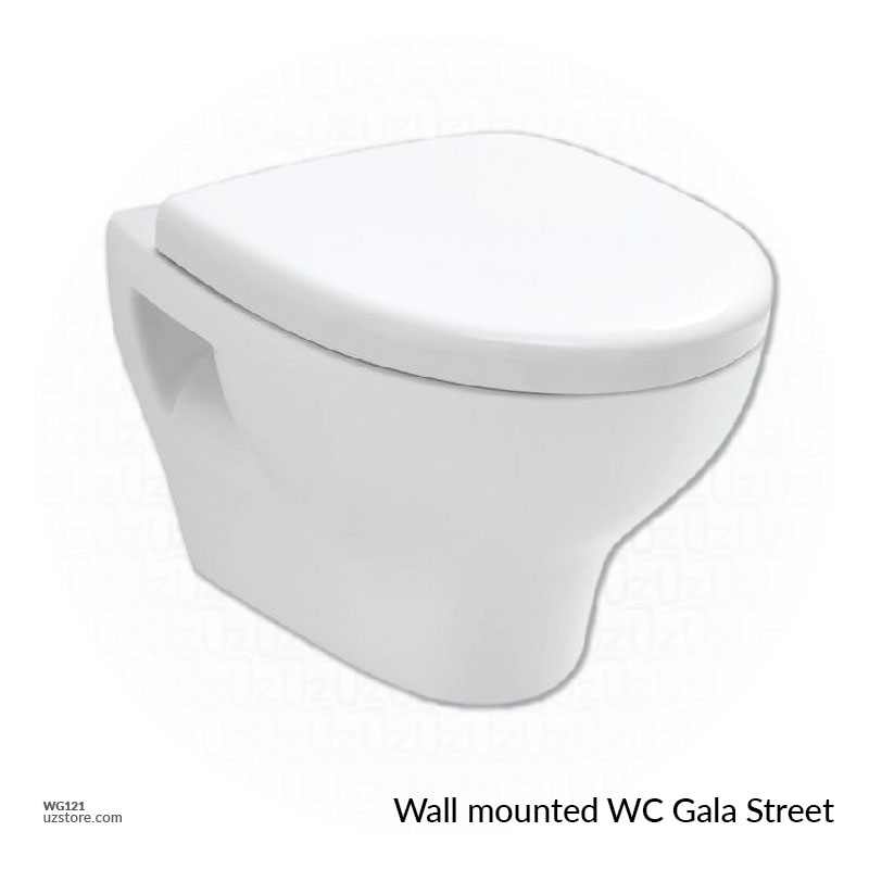 Wall mounted WC Gala Street 31172 +Street Wc-Seat With SS Hinges GA 31172+51272