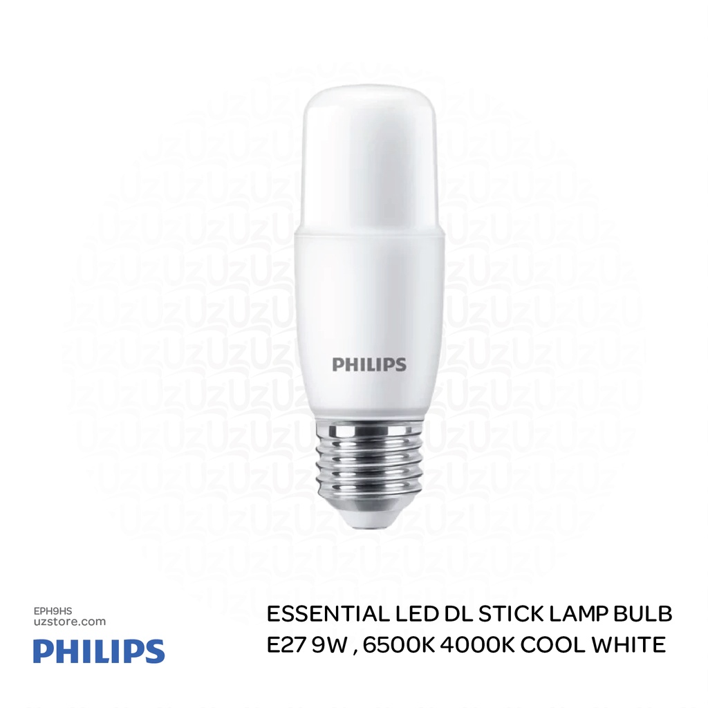 PHILIPS Essential LED DL Stick Lamp Bulb E27 9W , 4000K Cool White/ Natural White 