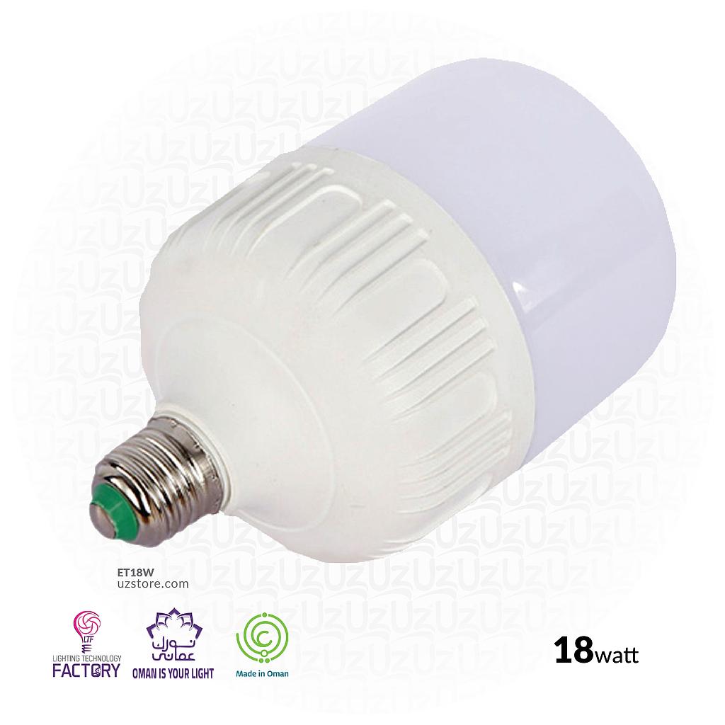 [ET18W] LTF 18W E-27 LED Lamp Omega W.White
