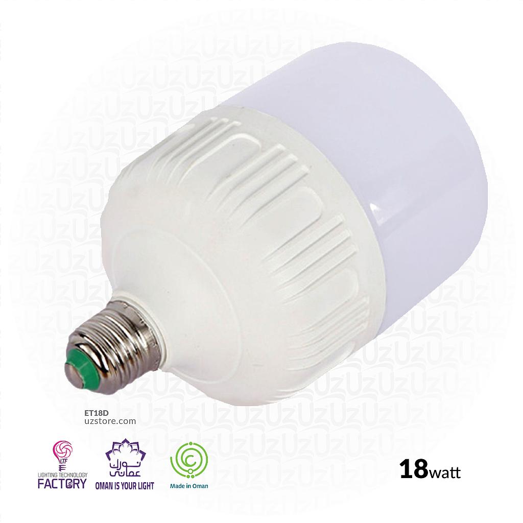 [ET18D] LTF 18W E-27 LED Lamp Omega Daylight