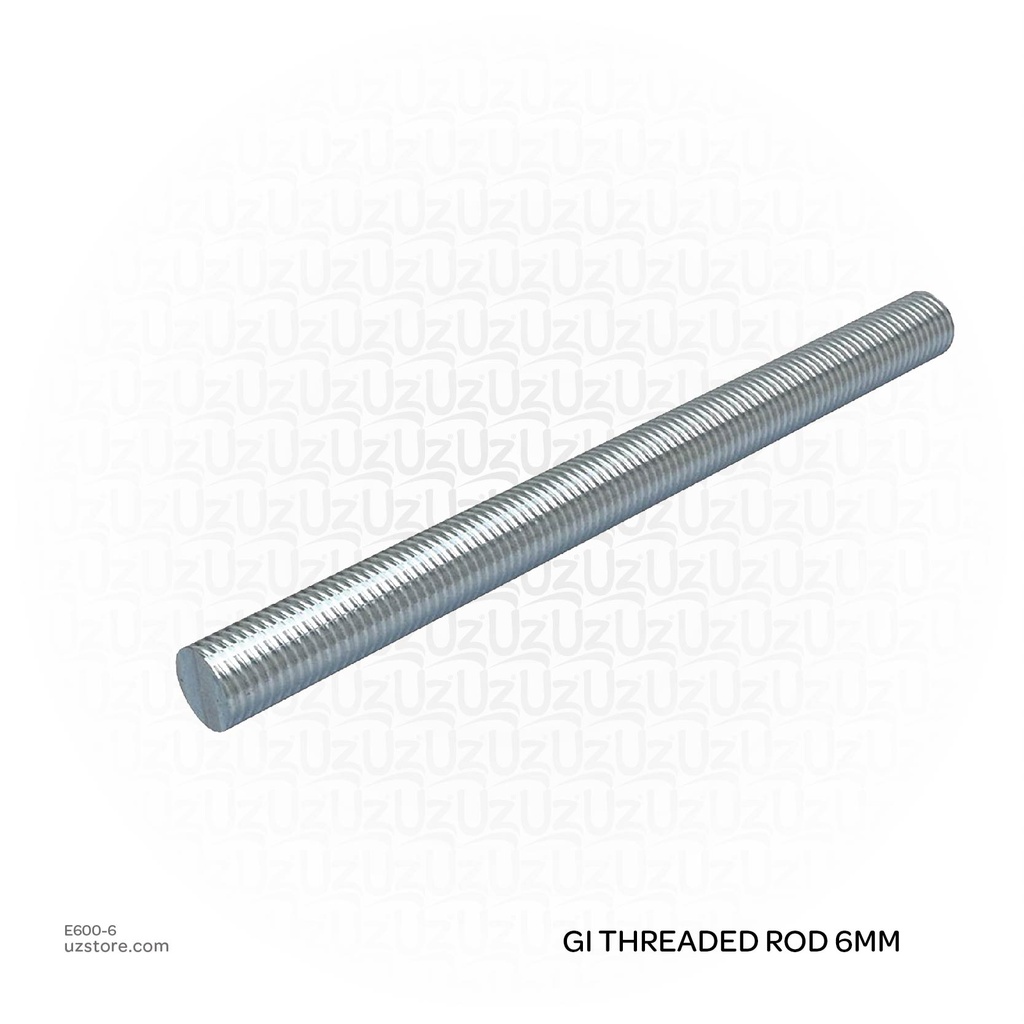 GI THREADED ROD 6MM