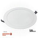 OSRAM LED SLIM PANEL DOWN LIGHT ROUND 8" 18W 4000K LPF 1600LM IP20 20X1 30000 HRS