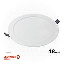 OSRAM LED SLIM PANEL DOWN LIGHT ROUND 8" 18W 3000K LPF 1600LM IP20 20X1 30000 HRS