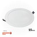 OSRAM LED SLIM PANEL DOWN LIGHT ROUND 6" 15W 6500K LPF 1430LM IP20 20X1 30000 HRS