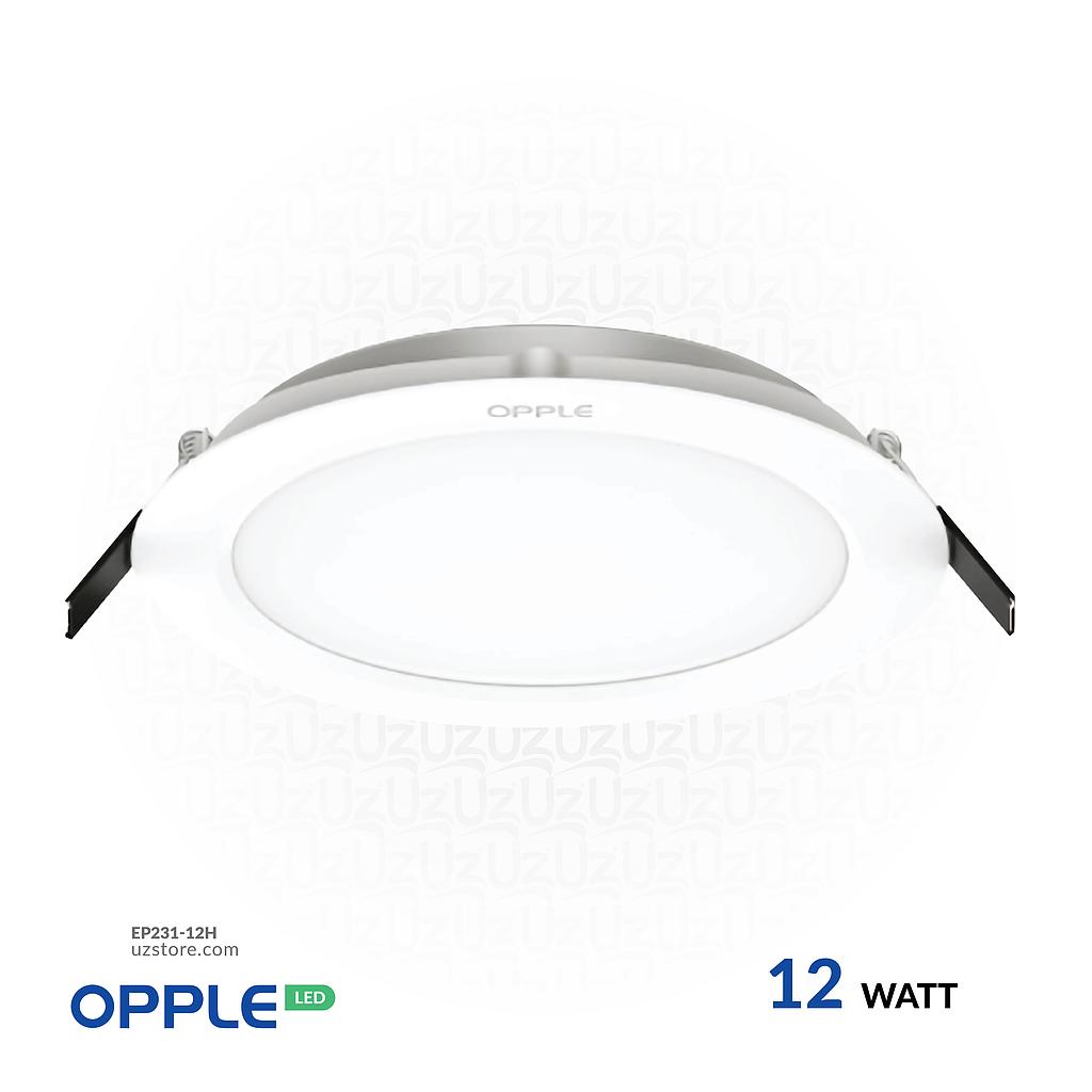 OPPLE LED Down Light Ecomax III Slim RC-HPF-ESIII R150 12W , 4000K-W Natural White 