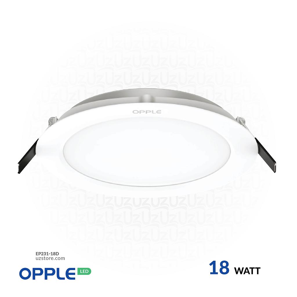 OPPLE LED Down Light Ecomax III Slim18W , 6500K Day Light 