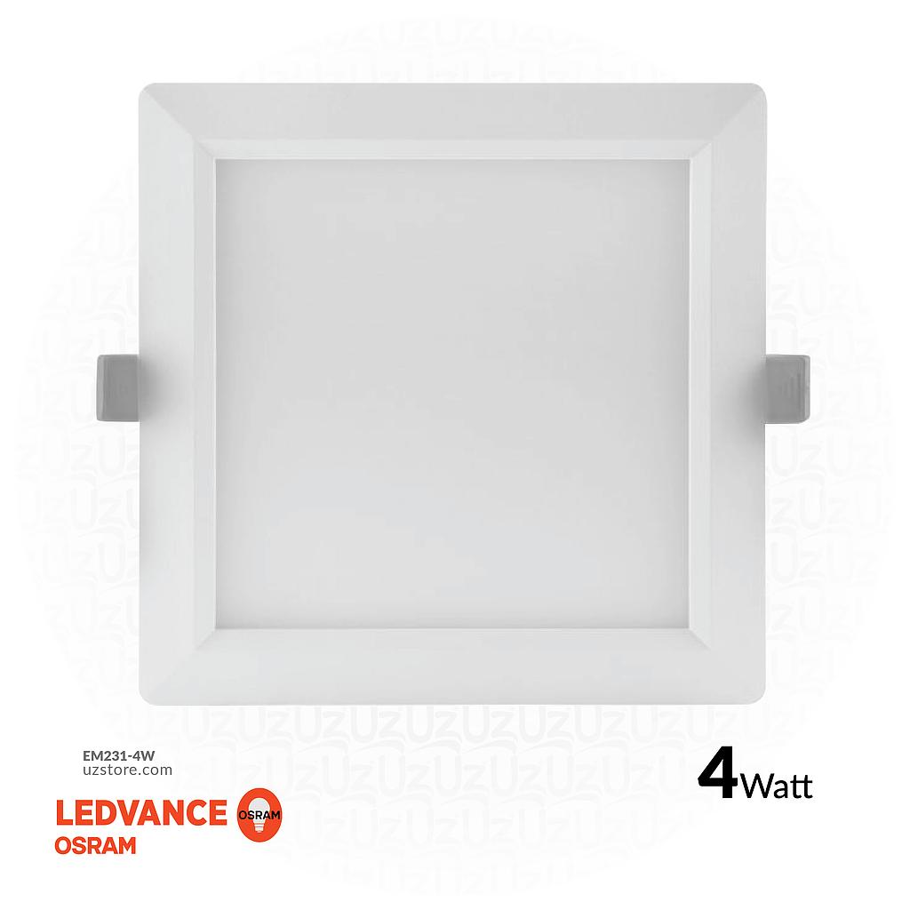 OSRAM LED SLIM PANEL DOWN LIGHT SQUARE 3" 4W Warm white 3000K