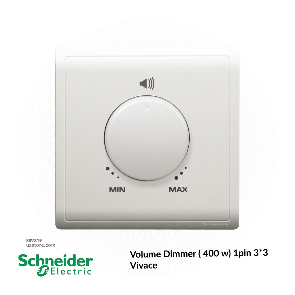 Volume Dimmer ( 400 w) 1pin 3*3 Schneider Vivace
