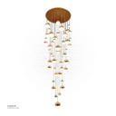 Balls Chandelier 3M - Base 80 cm - 49 Balls 9339/49