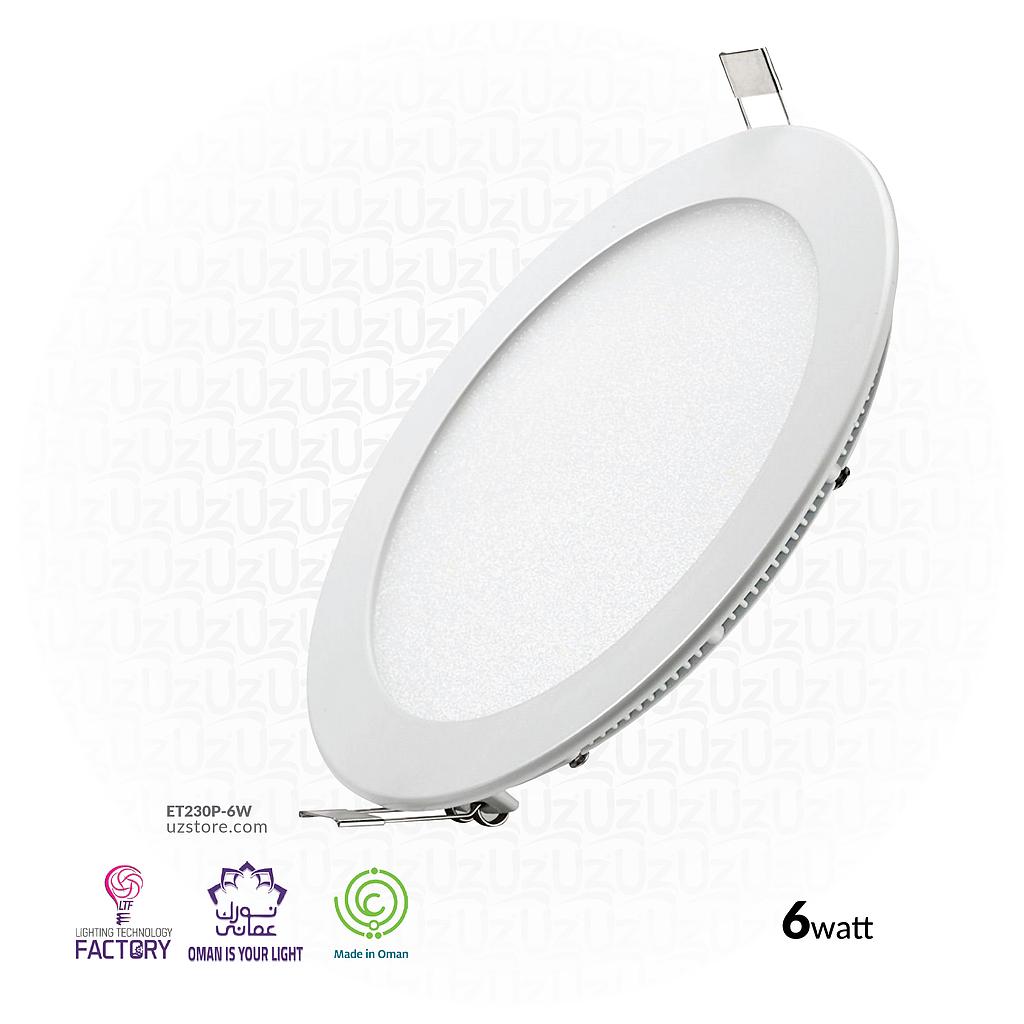 LTF 6W Round Panel light Sigma Warm white