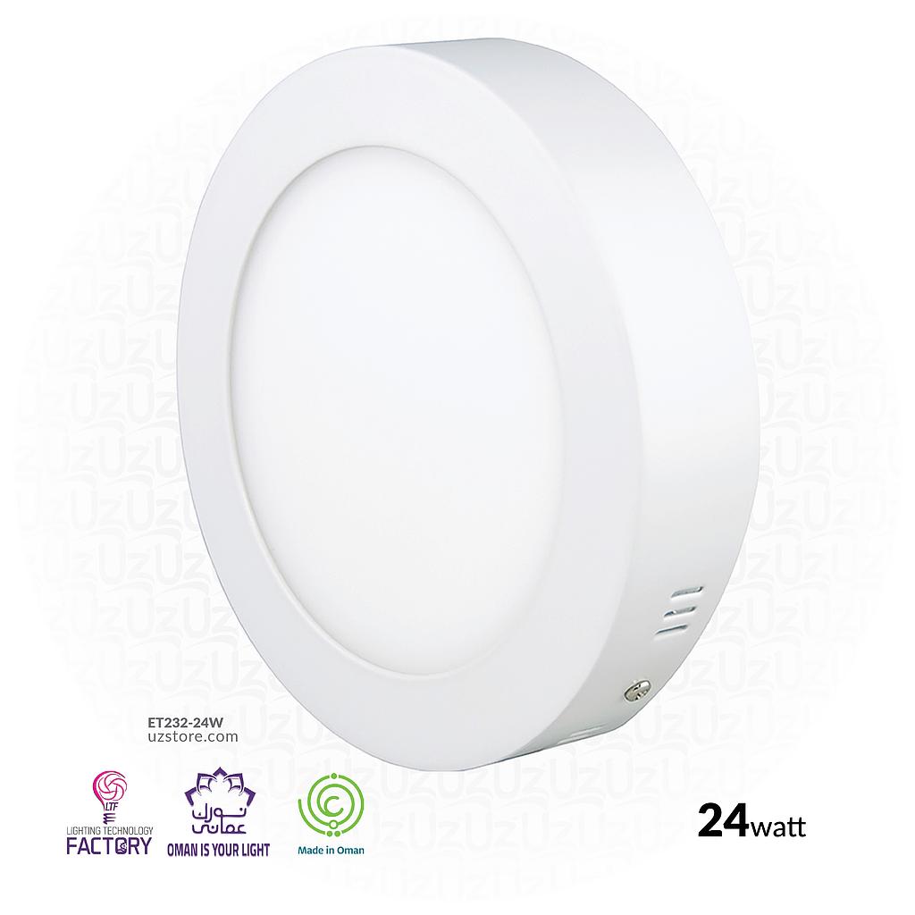 [ET232-24W] LTF 24W Round Surface light RHO Warm white
