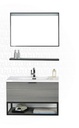 Wash Basin With Cabinet & Mirror with shelf KZA-2017080  80*48*53 CM