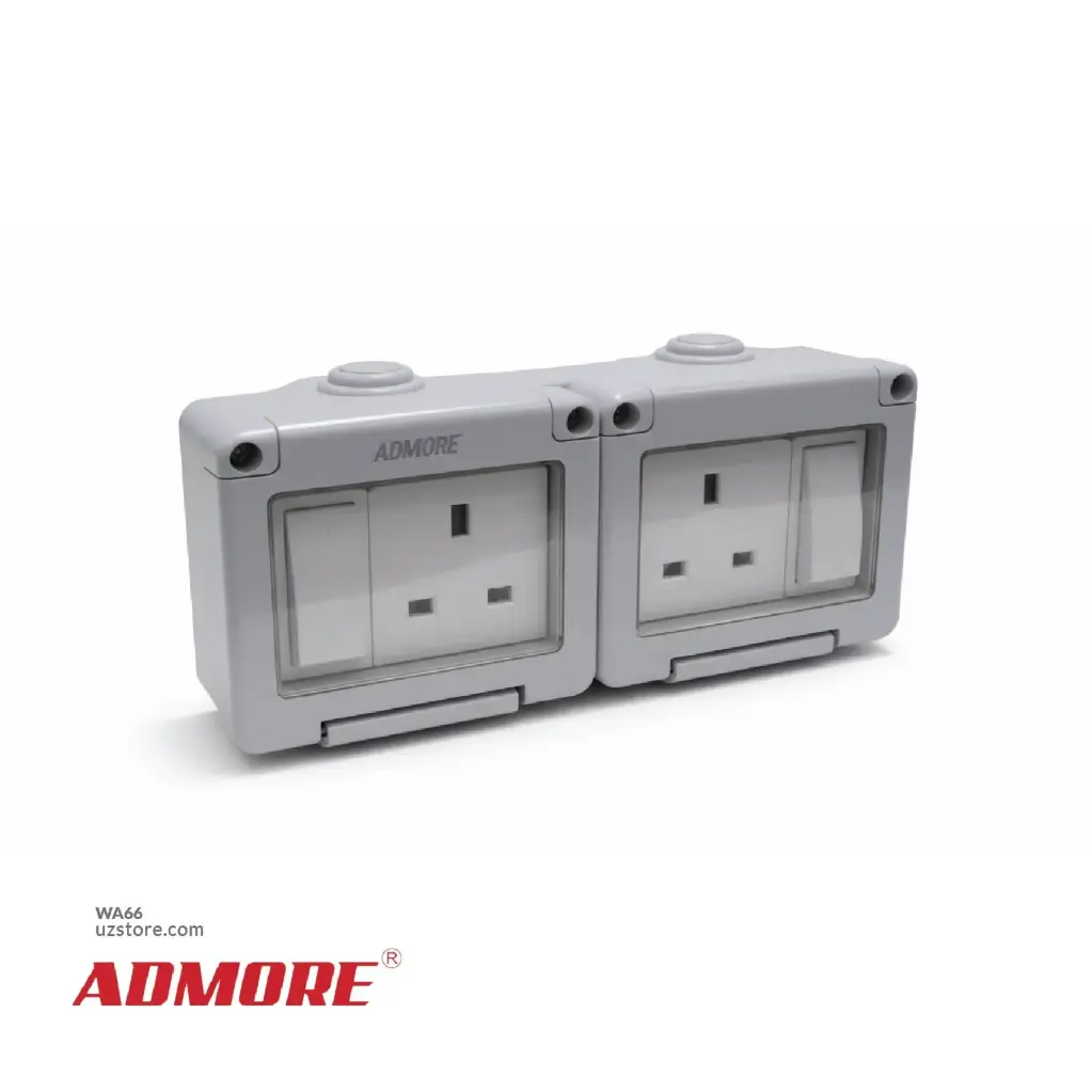 Double Socket W/P 3*6 Admore WP406