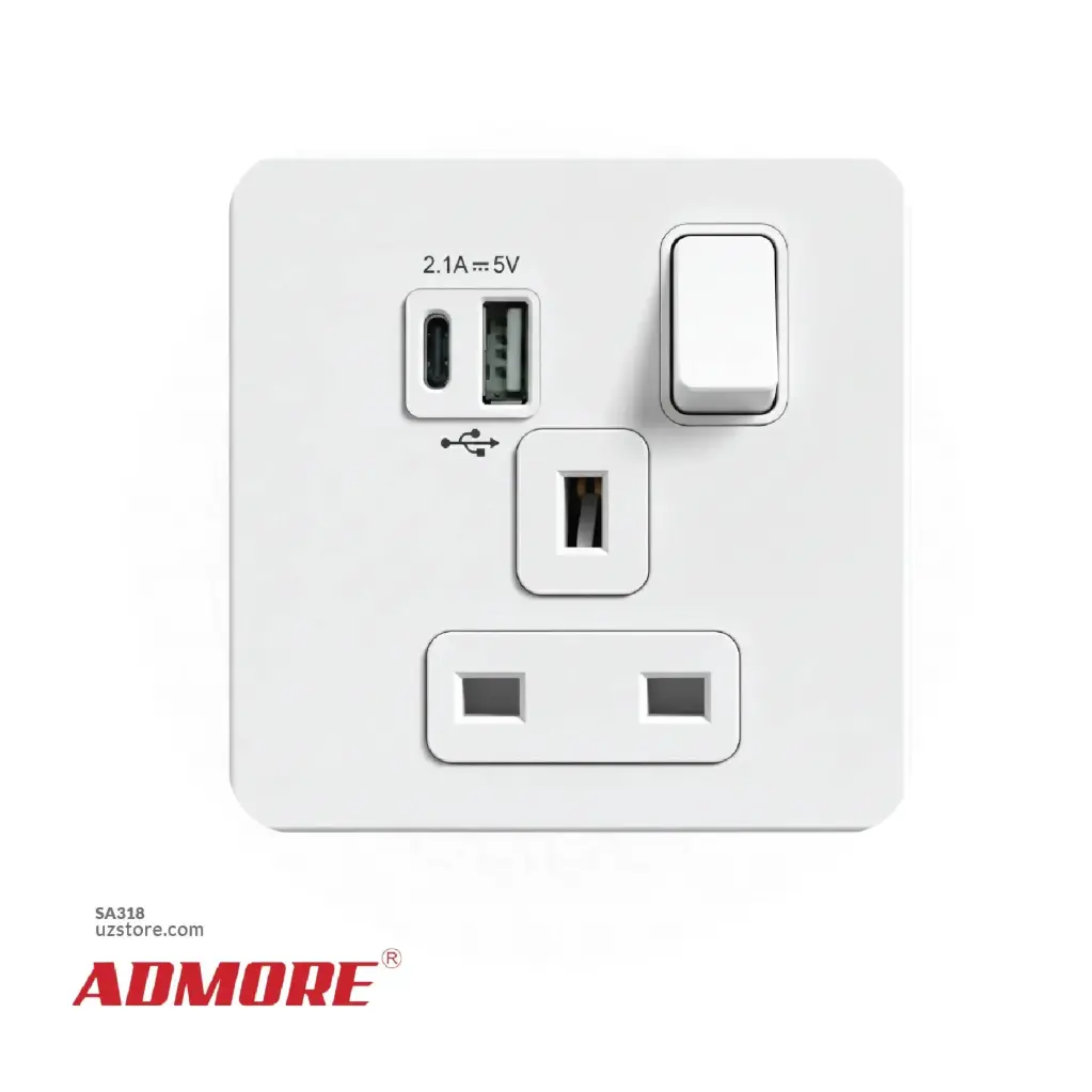 Admore USB Single Socket 3*3