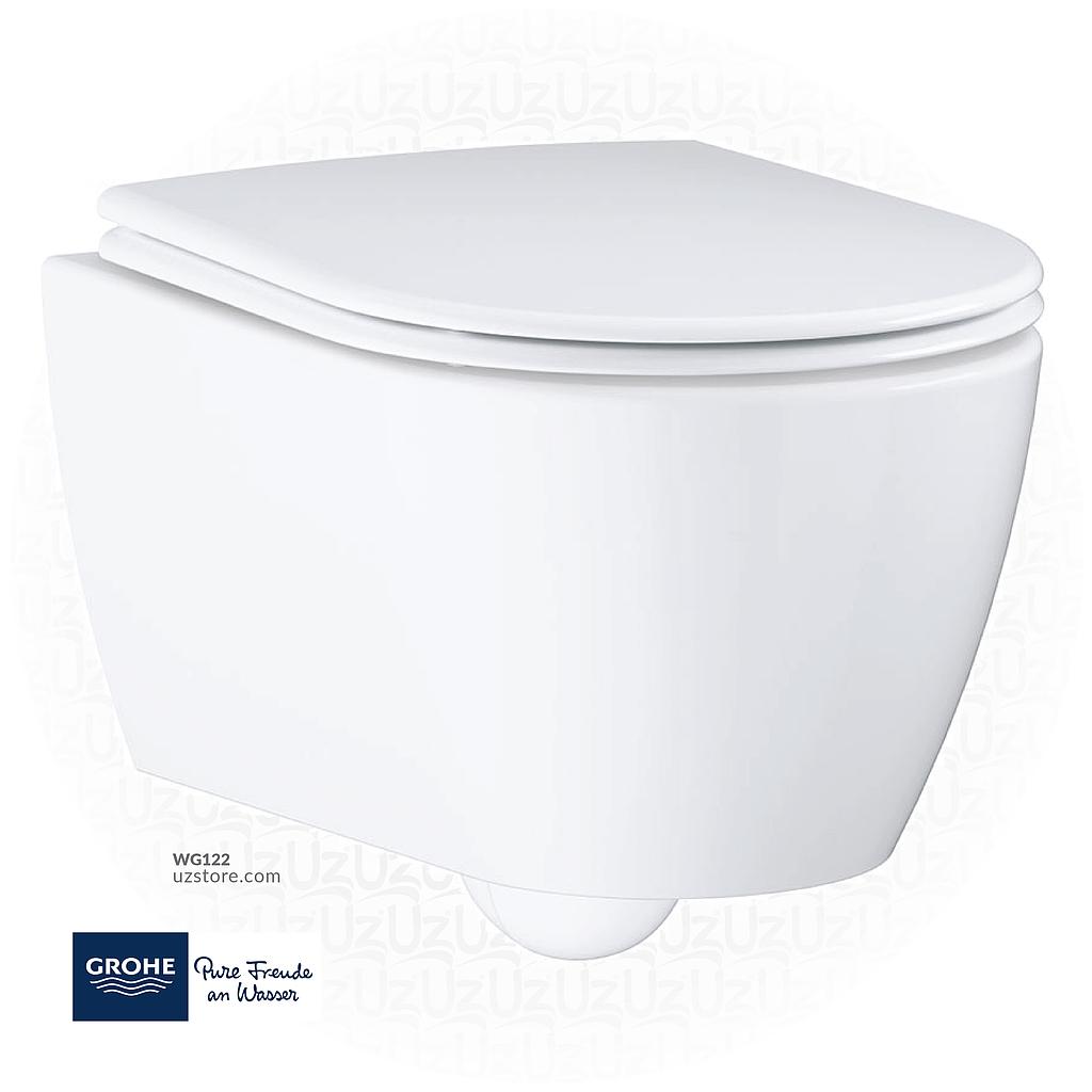 جروهي ايسنس  wall hung WC + غطاء مرحاض / الحمام هادئ الغلق