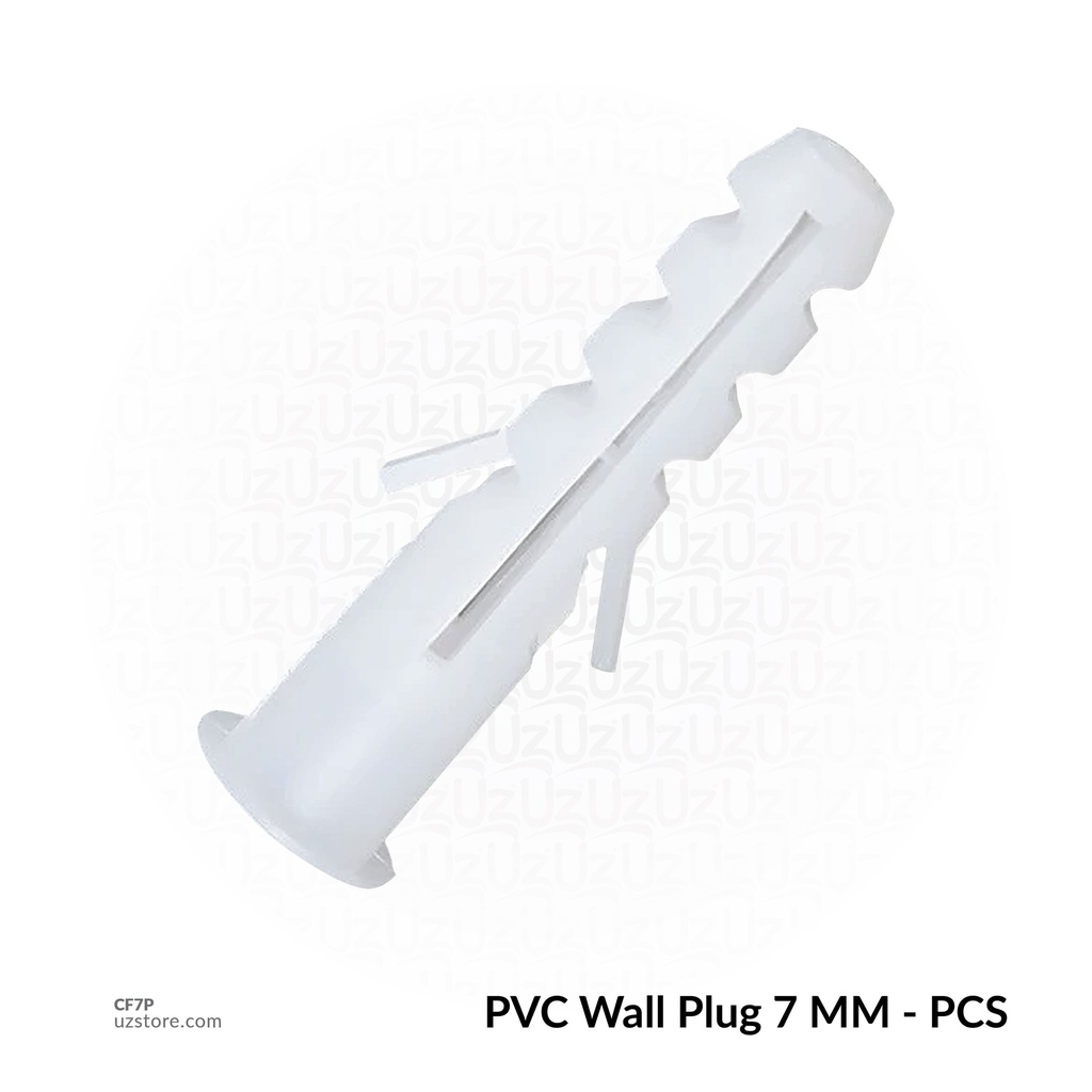PVC Wall Plug 7 MM - for PCS