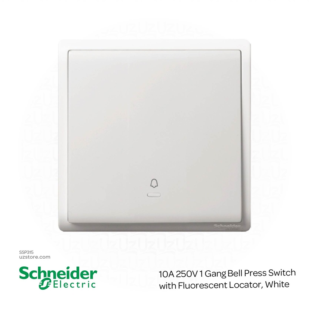 Bell switch 1pin 3*3 Schneider Piano