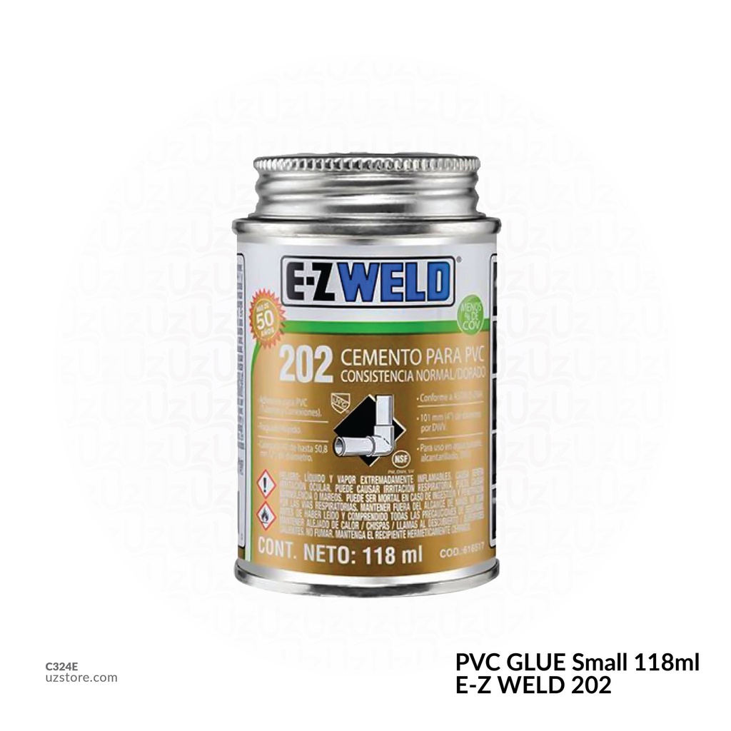 PVC GLUE Small 118ml E-Z WELD 202