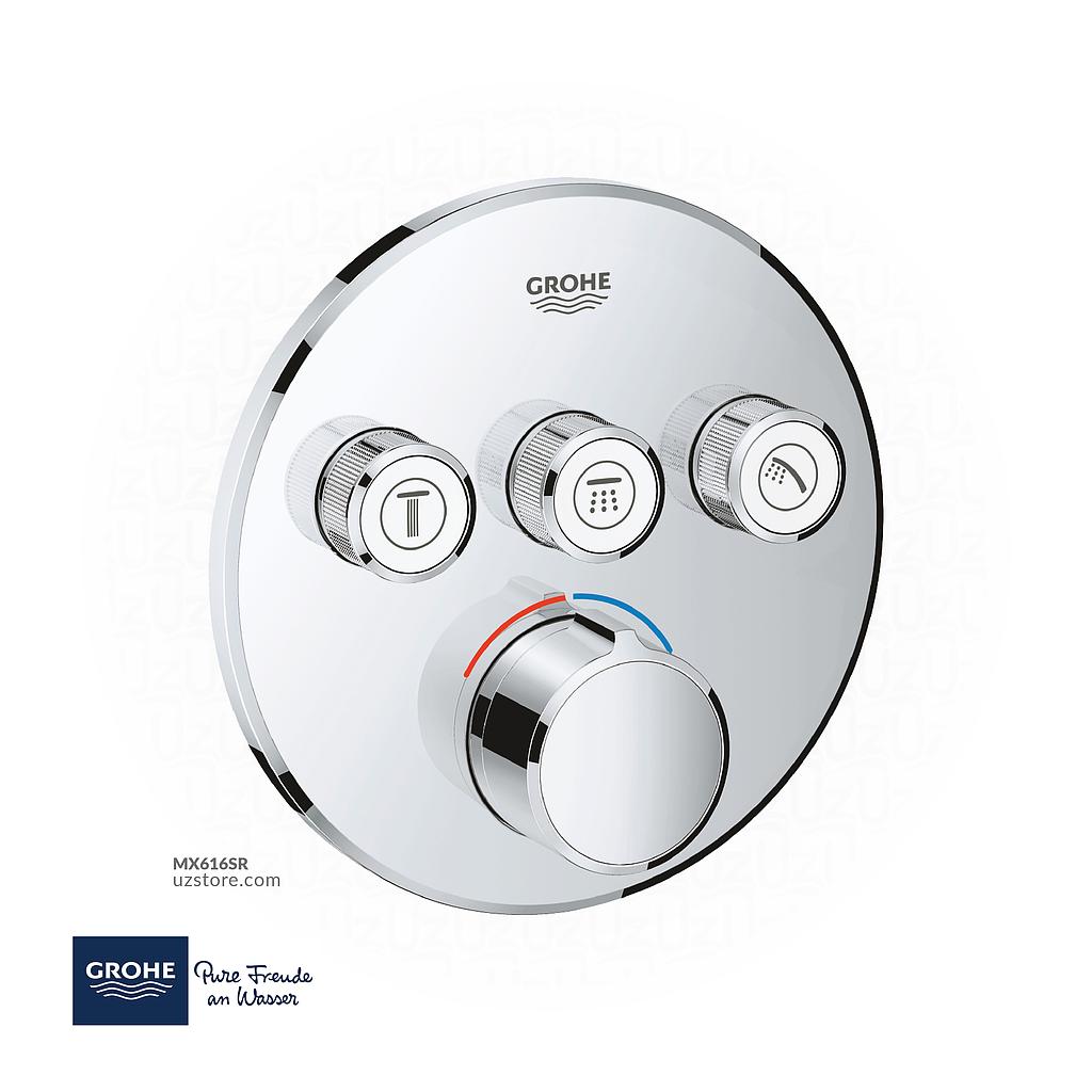 GROHE SmartControl Concealed mixer with 3 valves , 29146000 , chrome