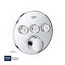GROHE SmartControl Concealed mixer with 3 valves , 29146000 , chrome