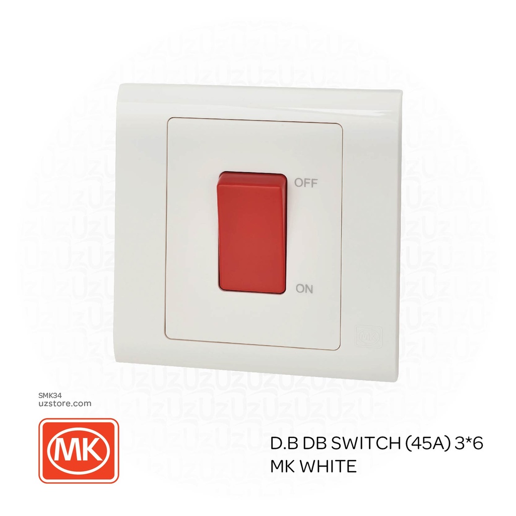 D.B DB Switch (45A) 3*3 MK White