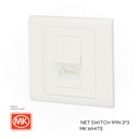 Net Switch 1pin 3*3 MK White