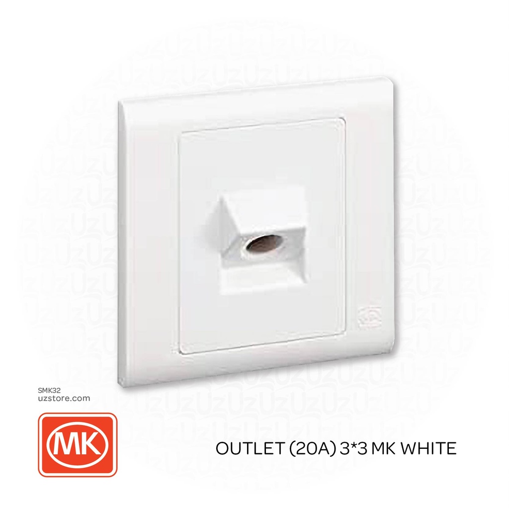 Outlet (20A) 3*3 MK White