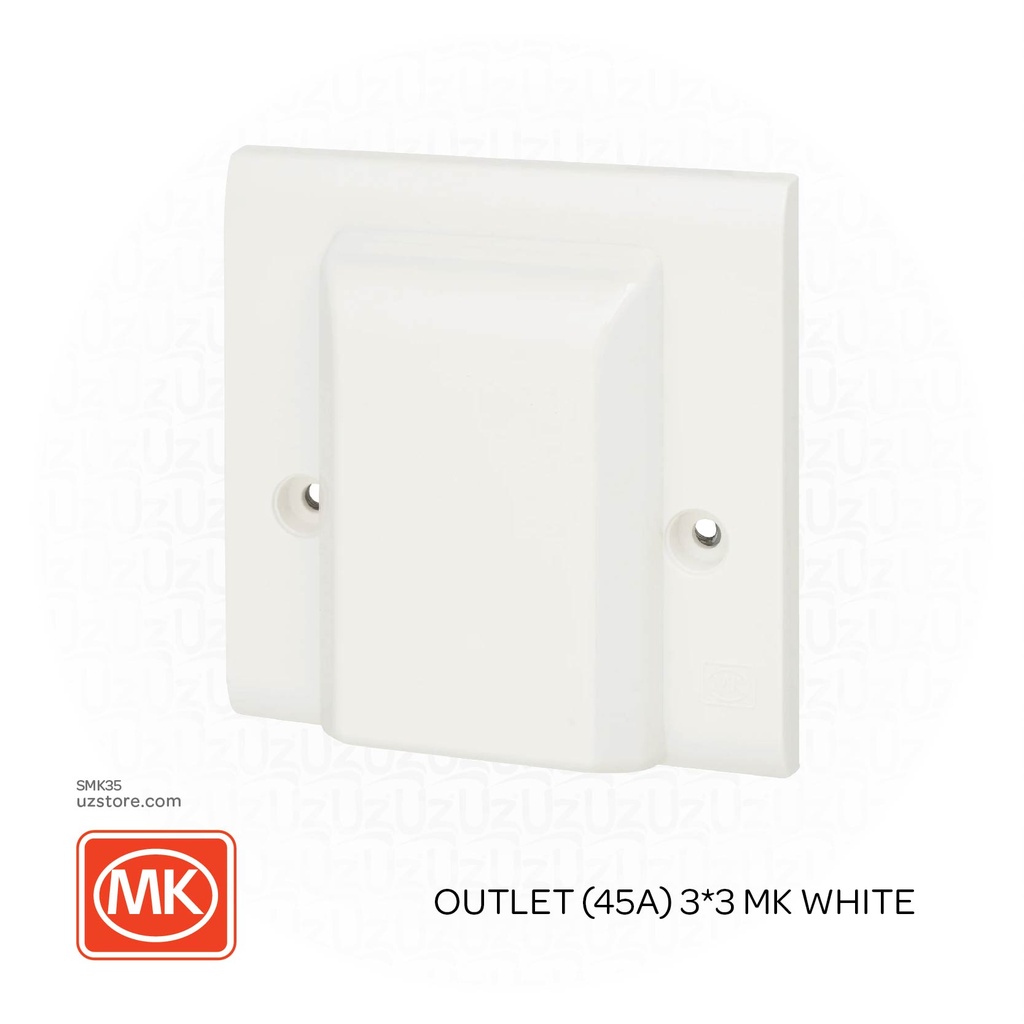 Outlet (45A) 3*3 MK White