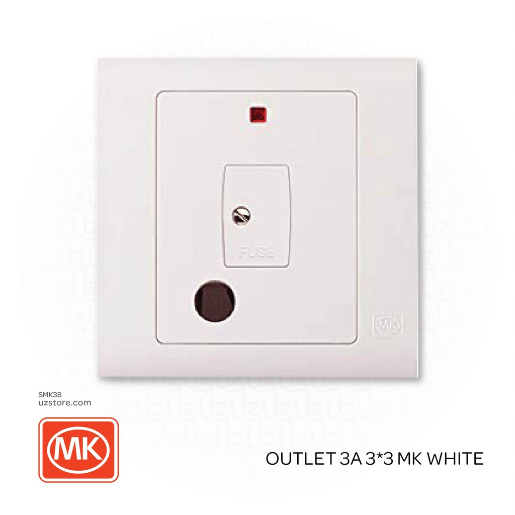 Outlet 3A 3*3 MK White