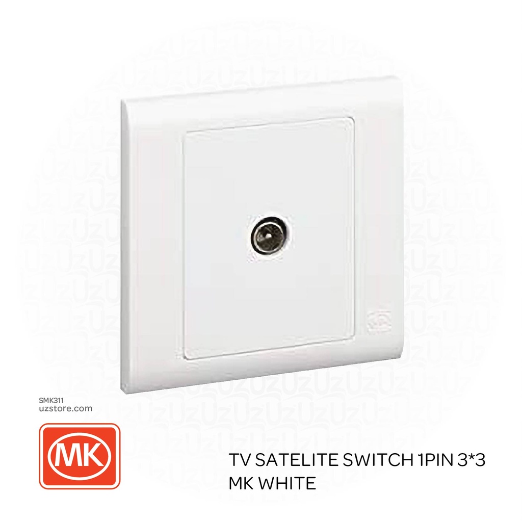 TV Satelite Switch 1pin 3*3 MK White
