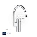 جروهي يوروسمارت  خلاط مغسلة مطبخ بمقبض فردي C-spout 33202002