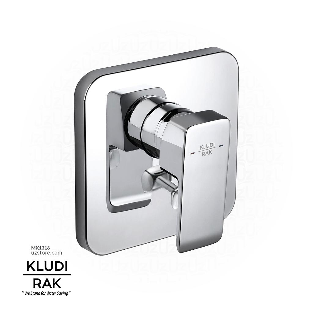 KLUDI RAK Profile Star Concealed Single Lever Bath and Shower Mixer,
 Trim Set RAK14175