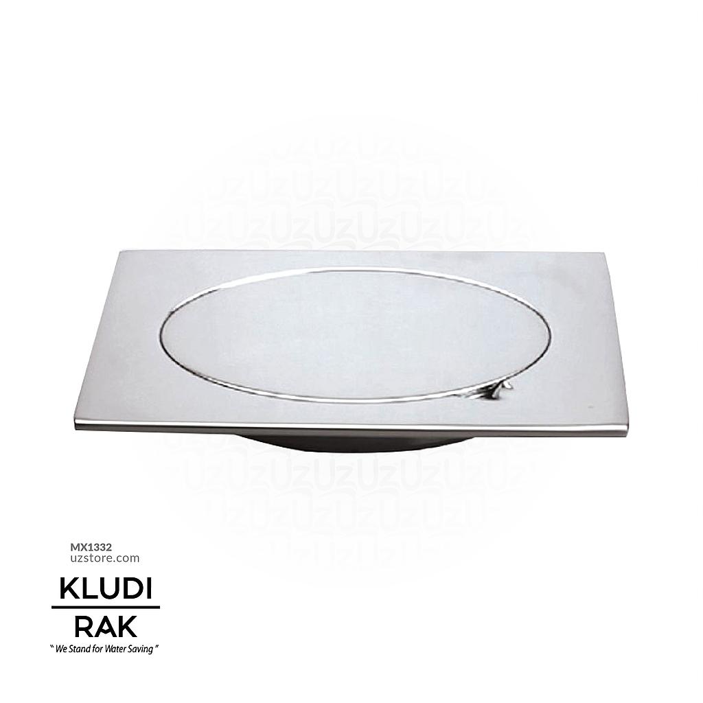 KLUDI RAK STAINLESS STEEL FLOOR DRAIN (150X150MM) RAK22029