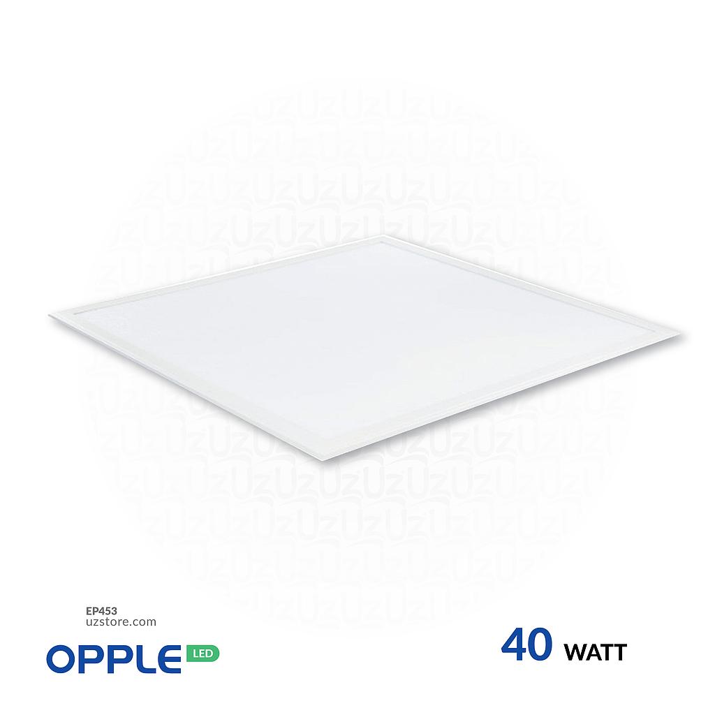 أوبل اضاءة ليد مسطحة لوحية للسقف 60 × 60 سم، 40 واط بضوء لونية 6500 كلفن ضوء نهاري أبيض لون أبيض
OPPLE Rc-SL Sq595-40W-6500-WH Ⅳ IP44
