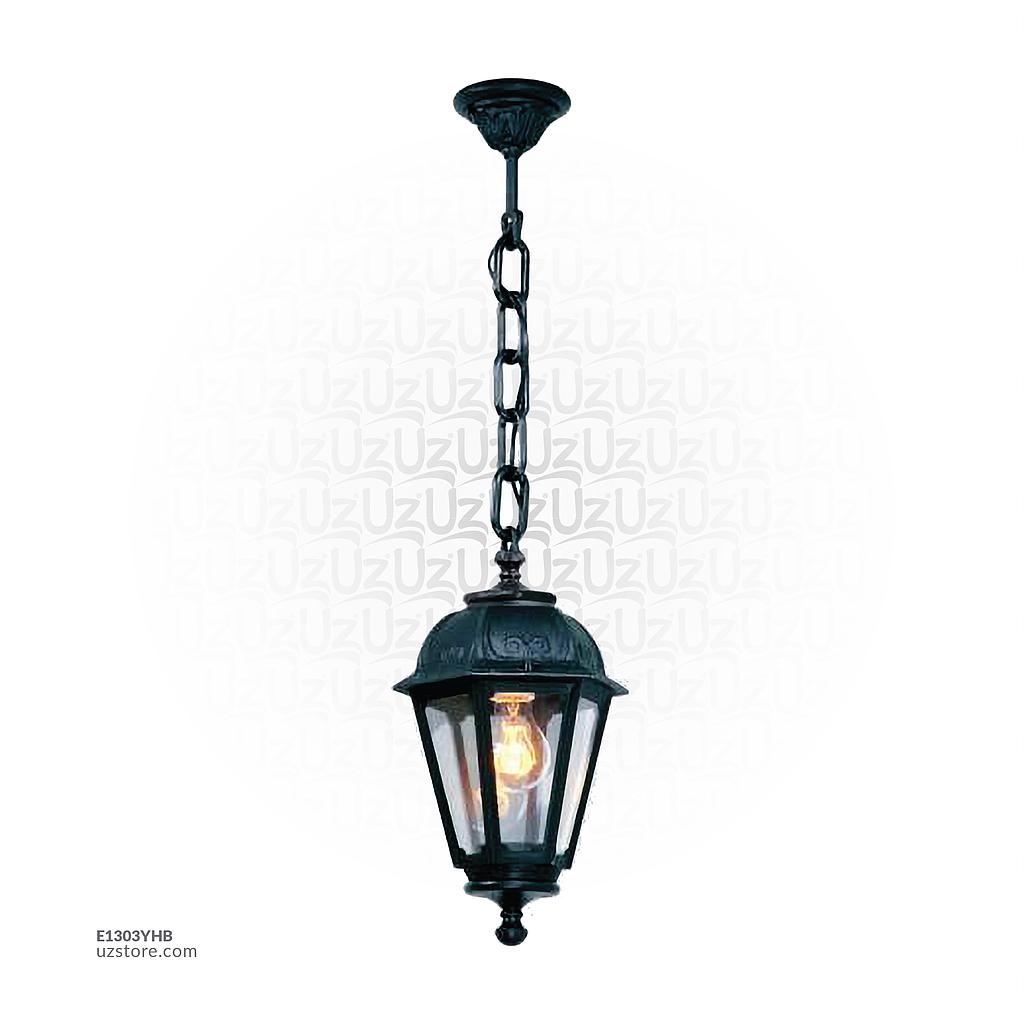 FUMAGALLI SICHEM/SABA HANGING CLEAR E27  BK Made in Italy 