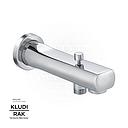 KLUDI RAK Wall-Mounted Bath Spout with Automatic Diverter DN 15,
 RAK11013