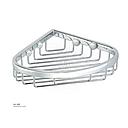 Chromed Soap basket 12x12x3cm Brass &  Stainless Steel