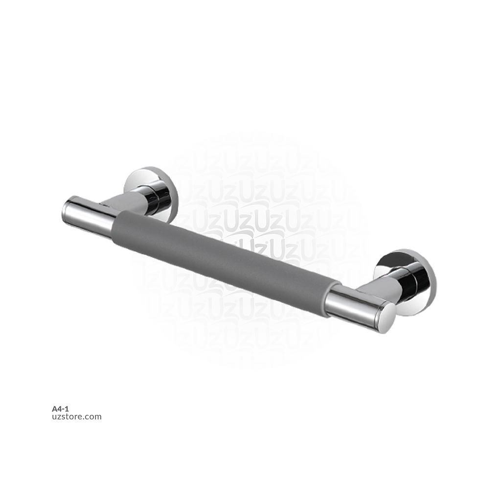 Chromed Grab Bar with rubber Grip 
(400mm)  304 stainless steel
