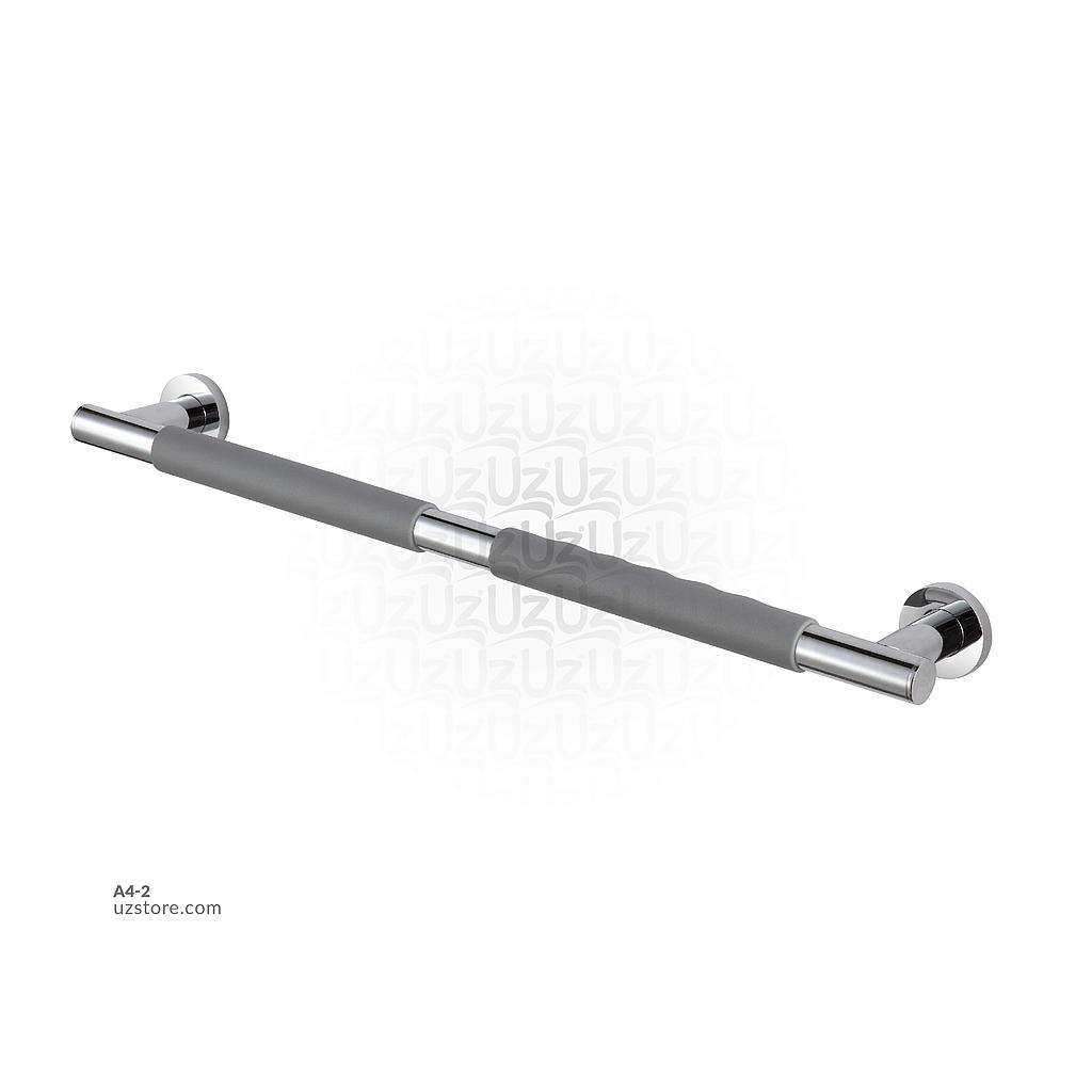Chromed Grab Bar with rubber Grip 
(600mm)  304 stainless steel