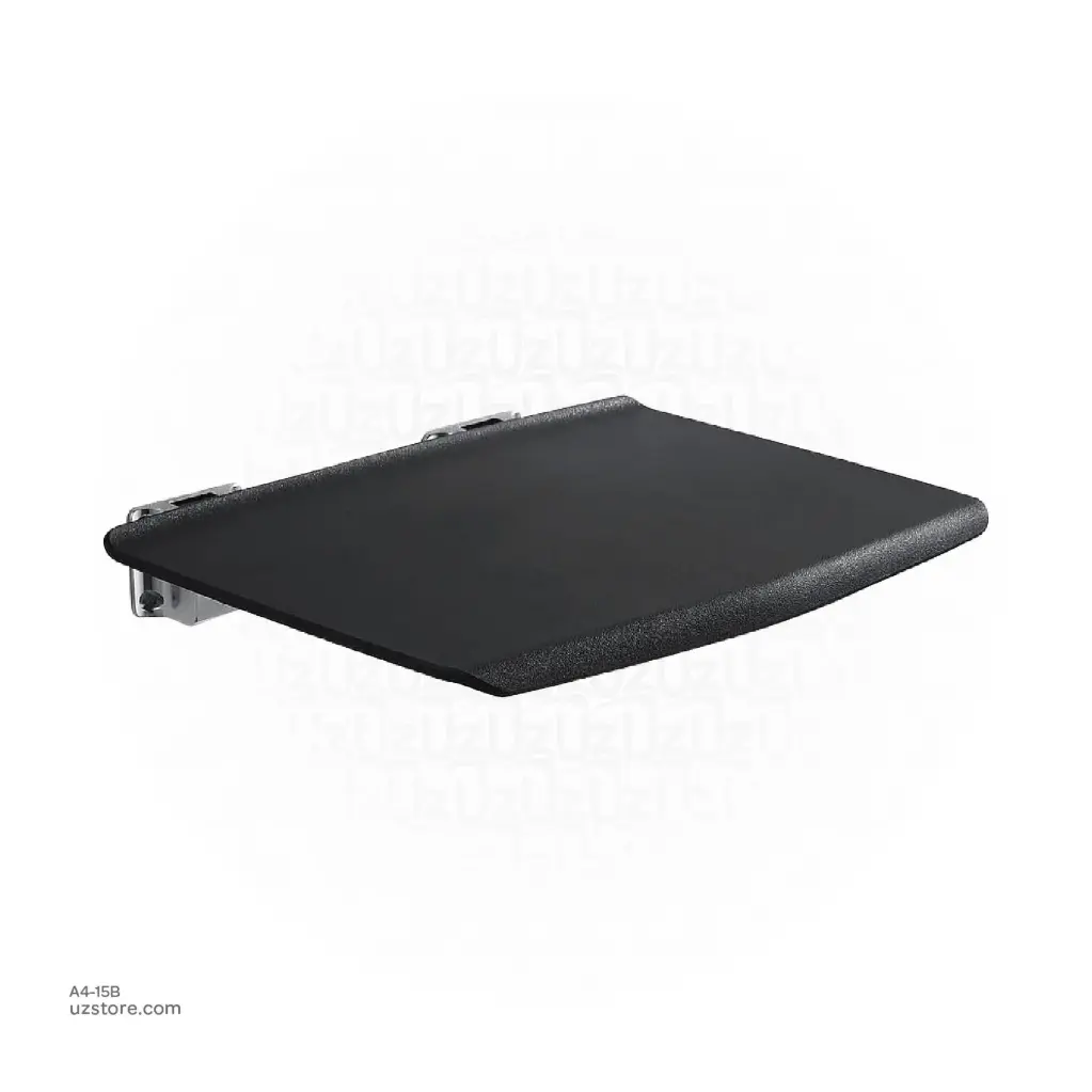 مقعد دش أسود 35x33.8x7 سم ألومنيوم ، ABS