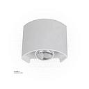 LED Outdoor Wall light 039  2*3W WW Silver  AC85V-265V 