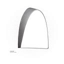 LED Outdoor Wall LIGHT 070  12W WW SILVER  AC85V-265V