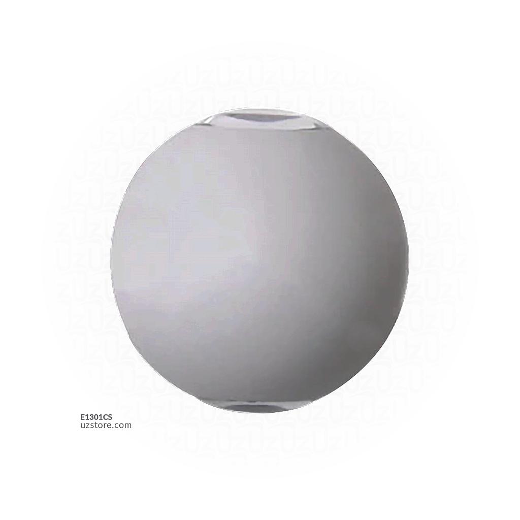 LED Outdoor Wall LIGHT Ball-shaped W842 2*3W WW Silver AC85V-265V