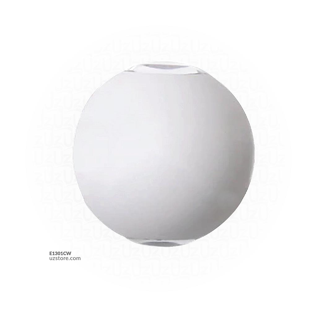 LED Outdoor Wall LIGHT Ball-shaped W842 2*3W WW WHITE AC85V-265V