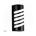 LED Outdoor Wall LIGHT W23 12W WW BLACK AC85V-265V
